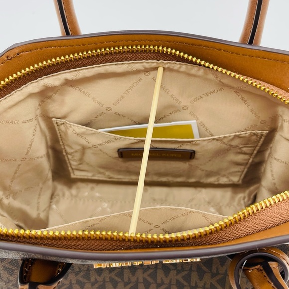 Michael Kors Avril Small Top Zip Satchel Crossbody Bag - Picture 9 of 11